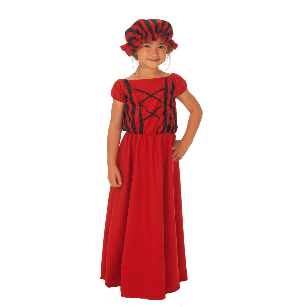 Image of Red Peasant costume for girls | Charlie Crow