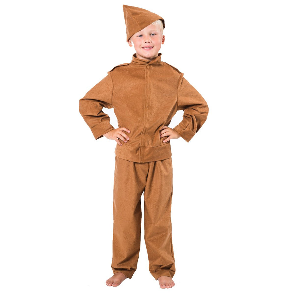 Image of Home guard | Army | soldier costume for kids | Charlie Crow