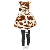 Image of Brown Cow / Calf toddler cape costume