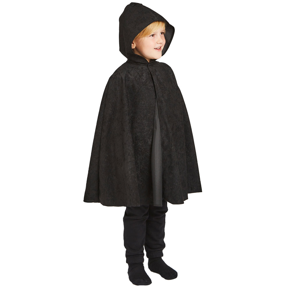 Image of Toddler Black cloak with hood