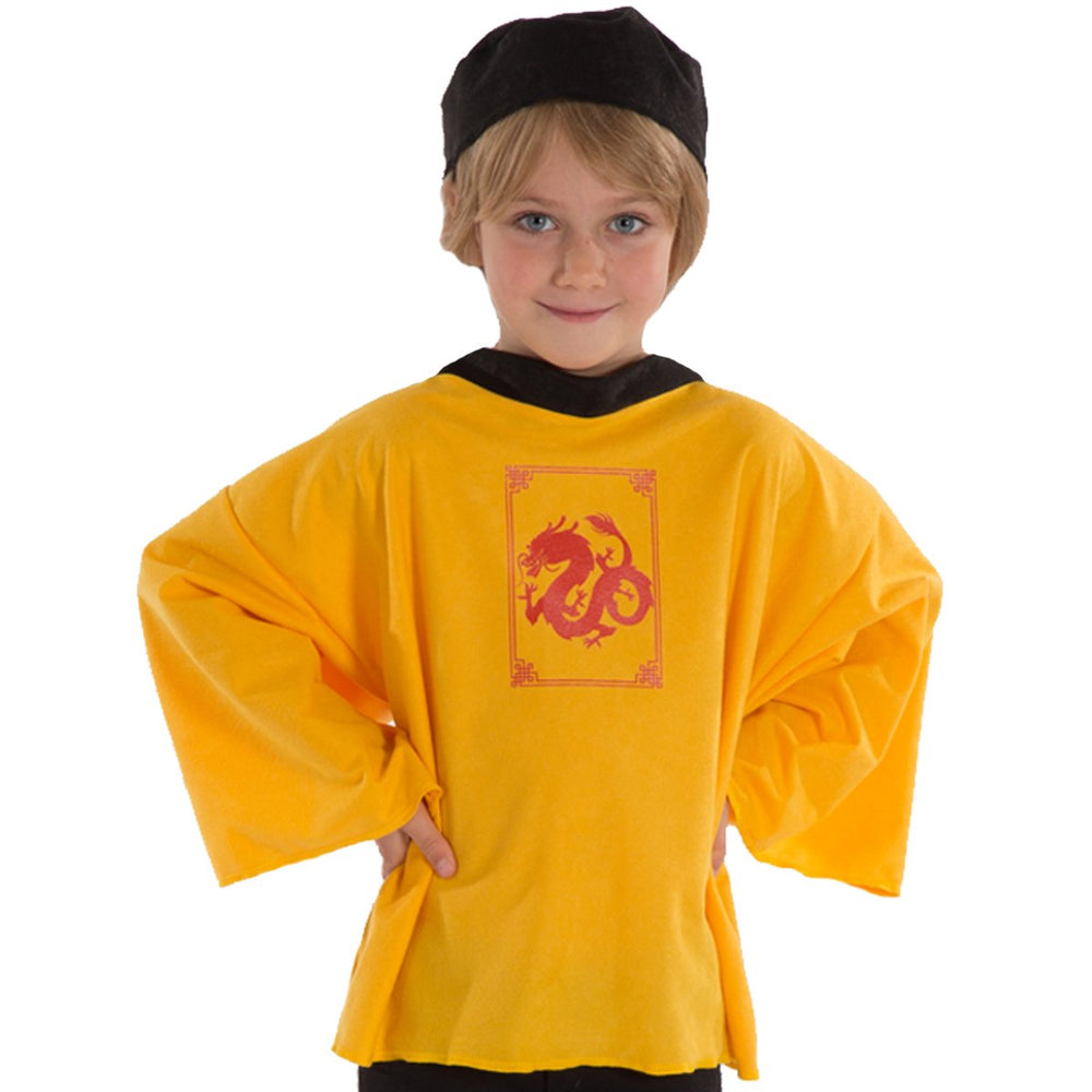 Image of Yellow Chinese New Year costume for kids | Charlie Crow