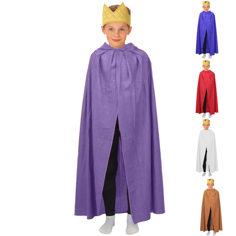 7-9 Yrs | Nativity King cloak & Crown Costume