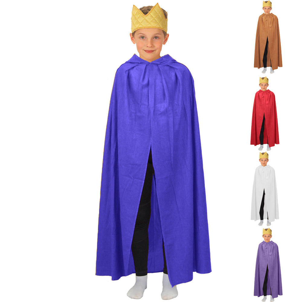 7-9 Yrs | Nativity King cloak & Crown Costume