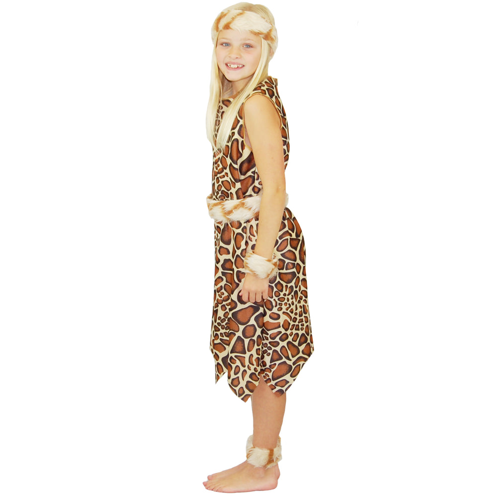 5-7 Yrs | Giraffe Caveman prehistoric costume