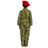 Red beret soldier costume