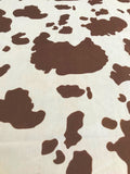 Suede Suedette Polyester Fabric Solid Colour / Animal Pattern 170g - 150cm wide