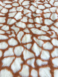 Short Pile Animal Pattern Faux Fur Fabric - Bee/Zebra/Giraffe/Blue & Pink Spotty
