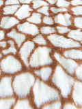 Short Pile Animal Pattern Faux Fur Fabric - Bee/Zebra/Giraffe/Blue & Pink Spotty