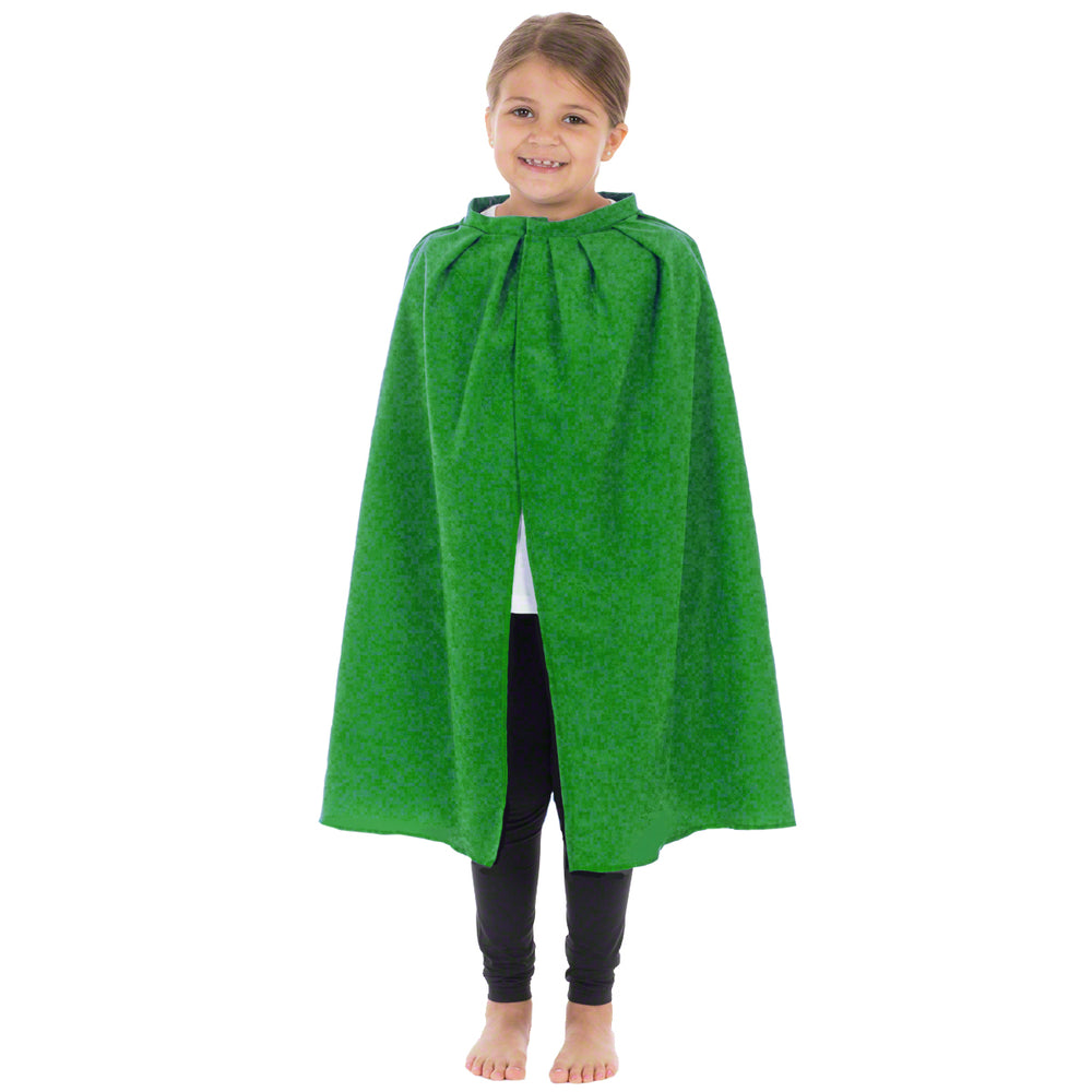 Image of Green Wizard | Witch cloak  kids fancy dress costume | Charlie Crow