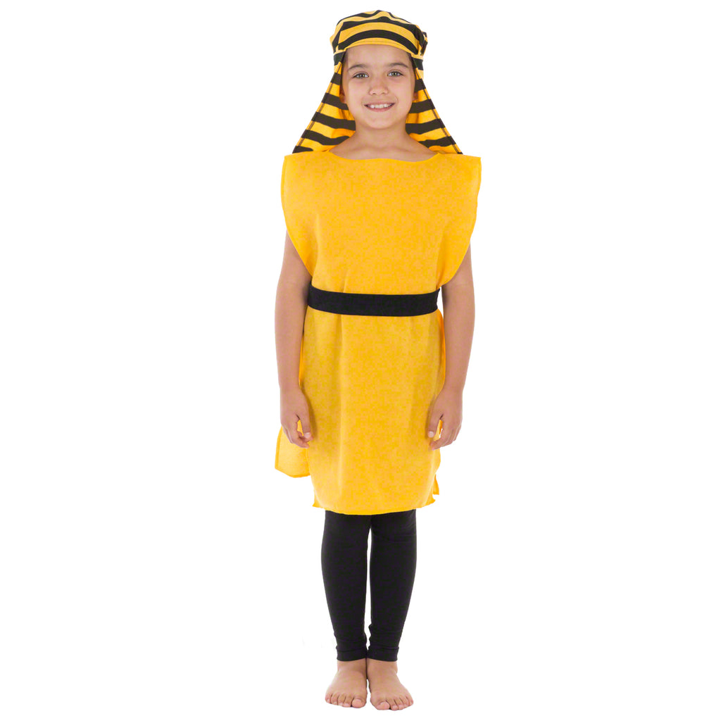 Yellow and Black Nativity Shepherd innkeeper kids fancy dress Charlie Crow