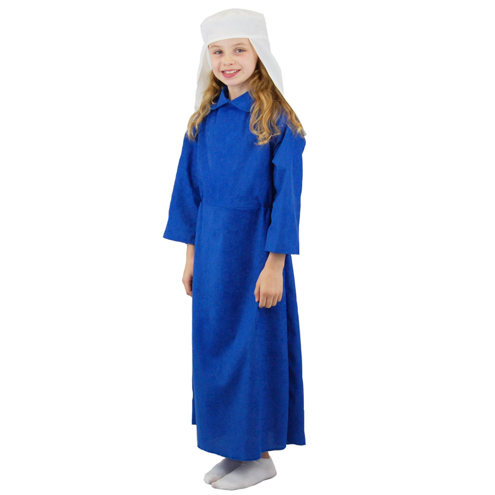 5-7 Yrs | Blue / white Virgin Mary / Nun costume