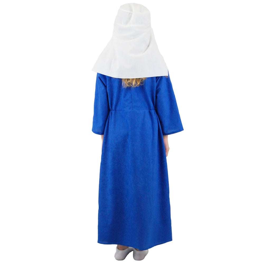 5-7 Yrs | Blue / white Virgin Mary / Nun costume