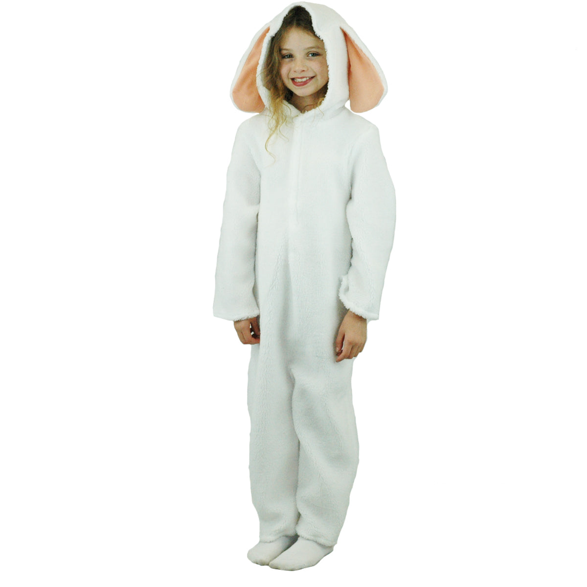 Disney Alice In Wonderland White Rabbit Faux Fur Adult Costume Hat One Size A2 14259669