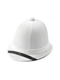 White Pith Helmet hat - adult size