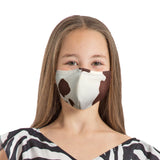 Schwarze Gesichtsmaske für Kinder und Erwachsene