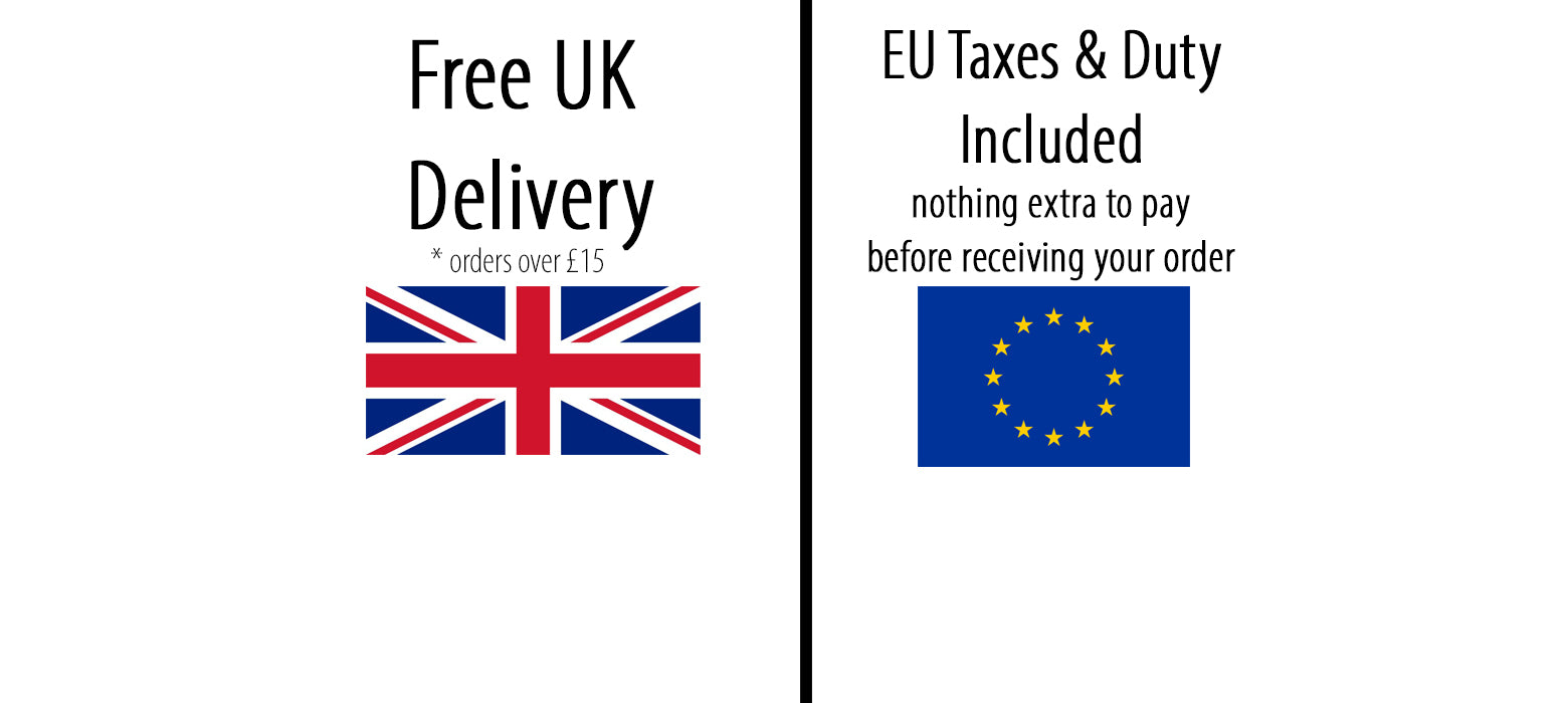 Charlie Crow UK and EU delivery banner