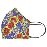 Liberty Fabric Face mask for Childen and Adults (Sunflowers)