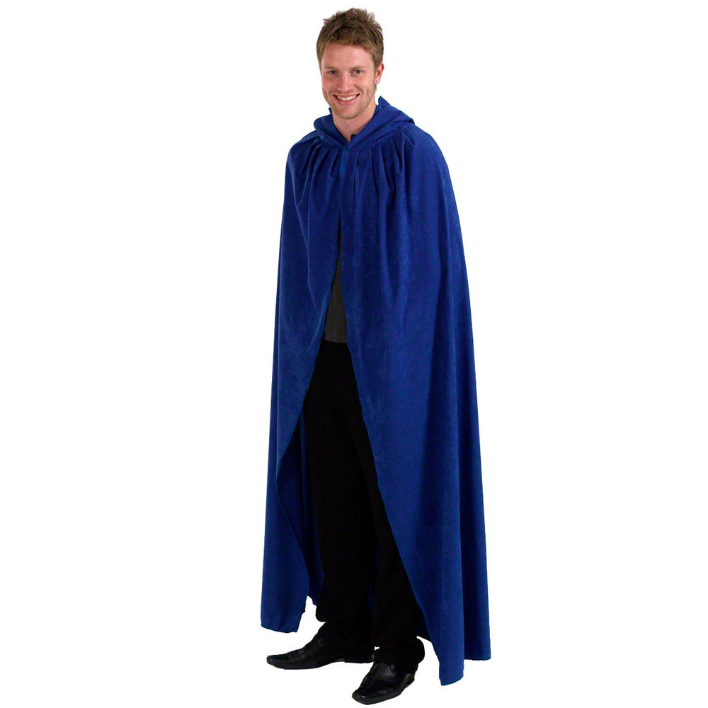 Image of Blue adult unisex cloak fancy dress costume |Charlie Crow