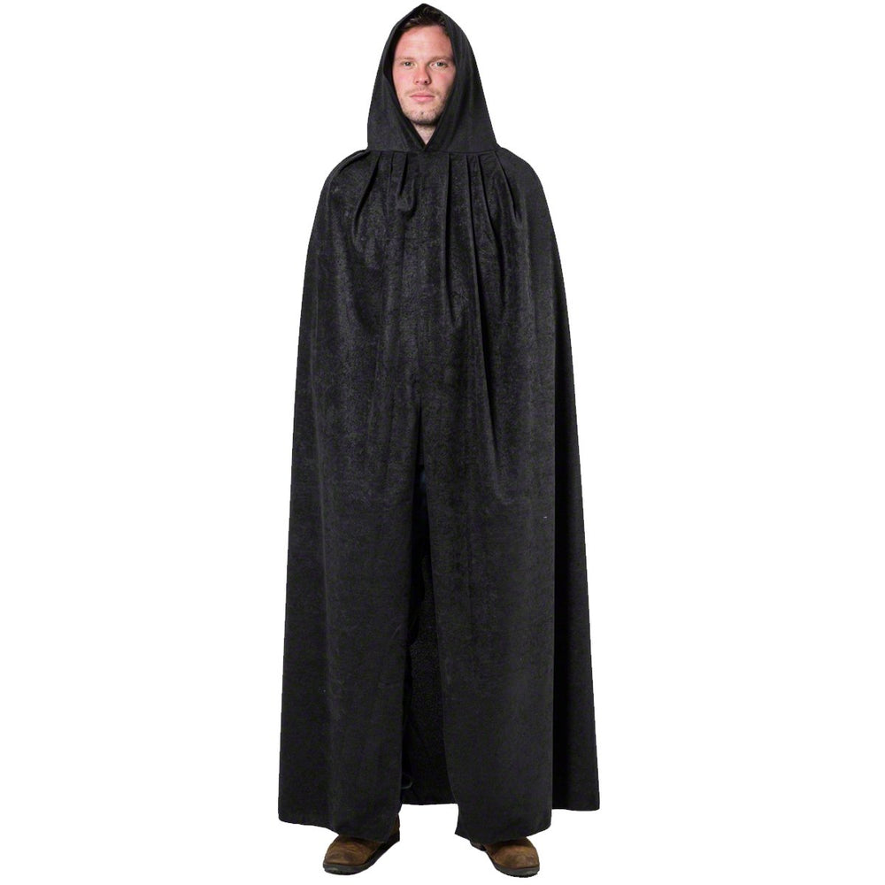 Image of Black adult cloak fancy dress costume | Charlie Crow 