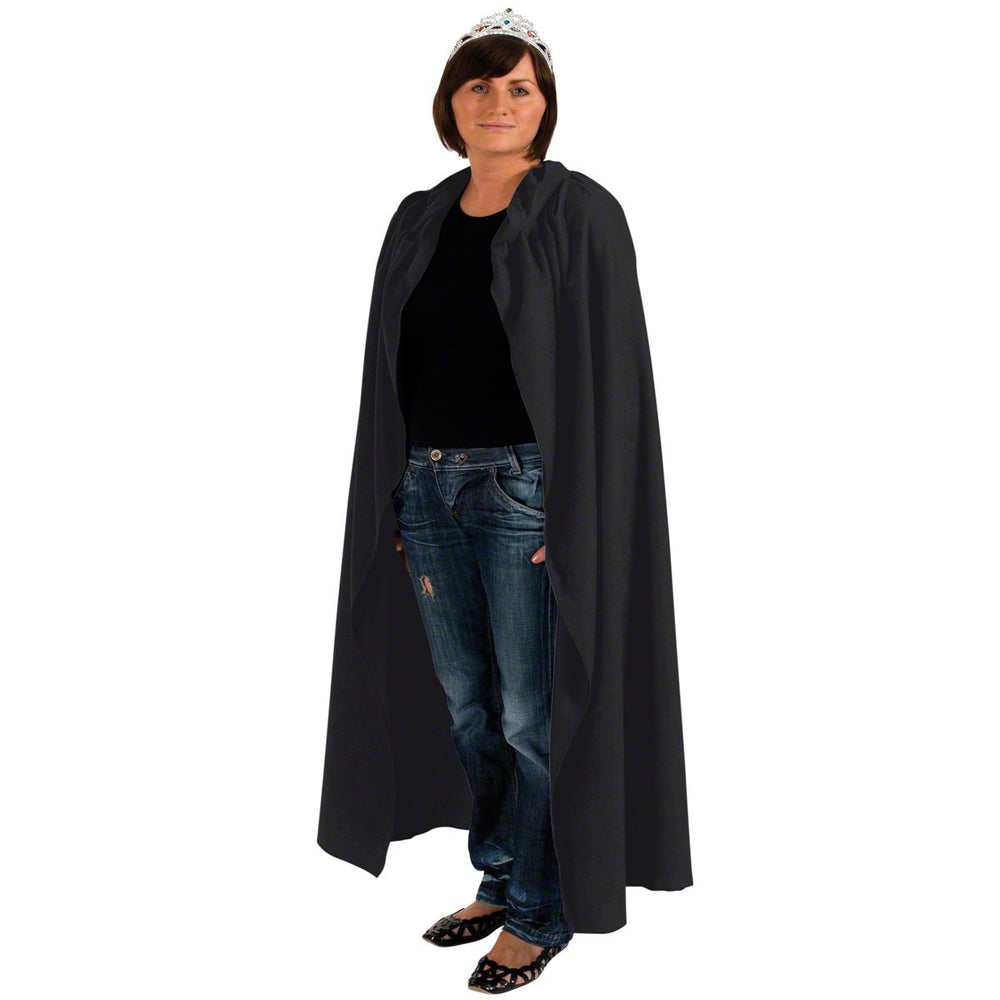 Image of Black adult cloak fancy dress costume | Charlie Crow 