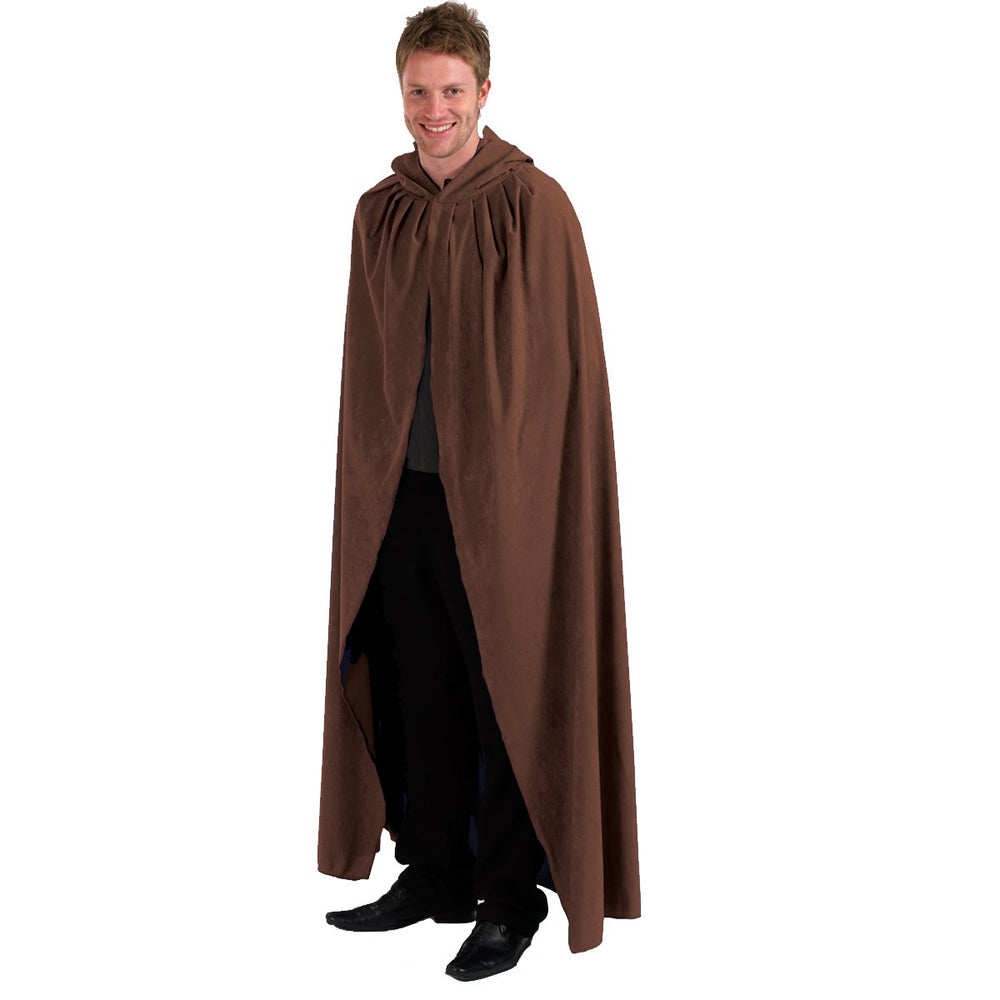 Image of Brown Adult cloak fancy dress costume | Charlie Crow