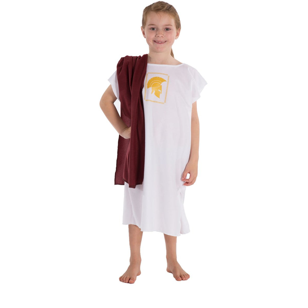 Image of White Roman | Greek costume for kids | Charlie Crow