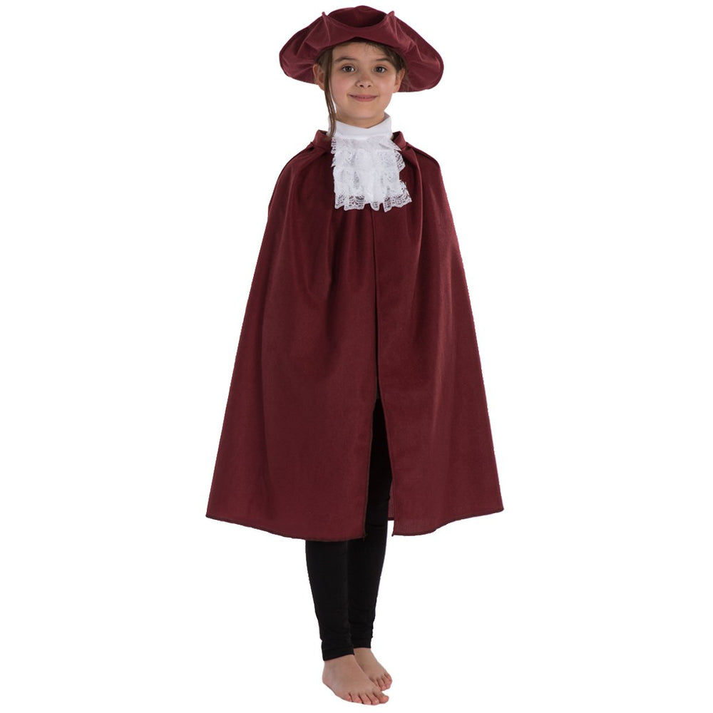 Image of Kids pirate Tricorn hat Cape Cravat set | Charlie Crow