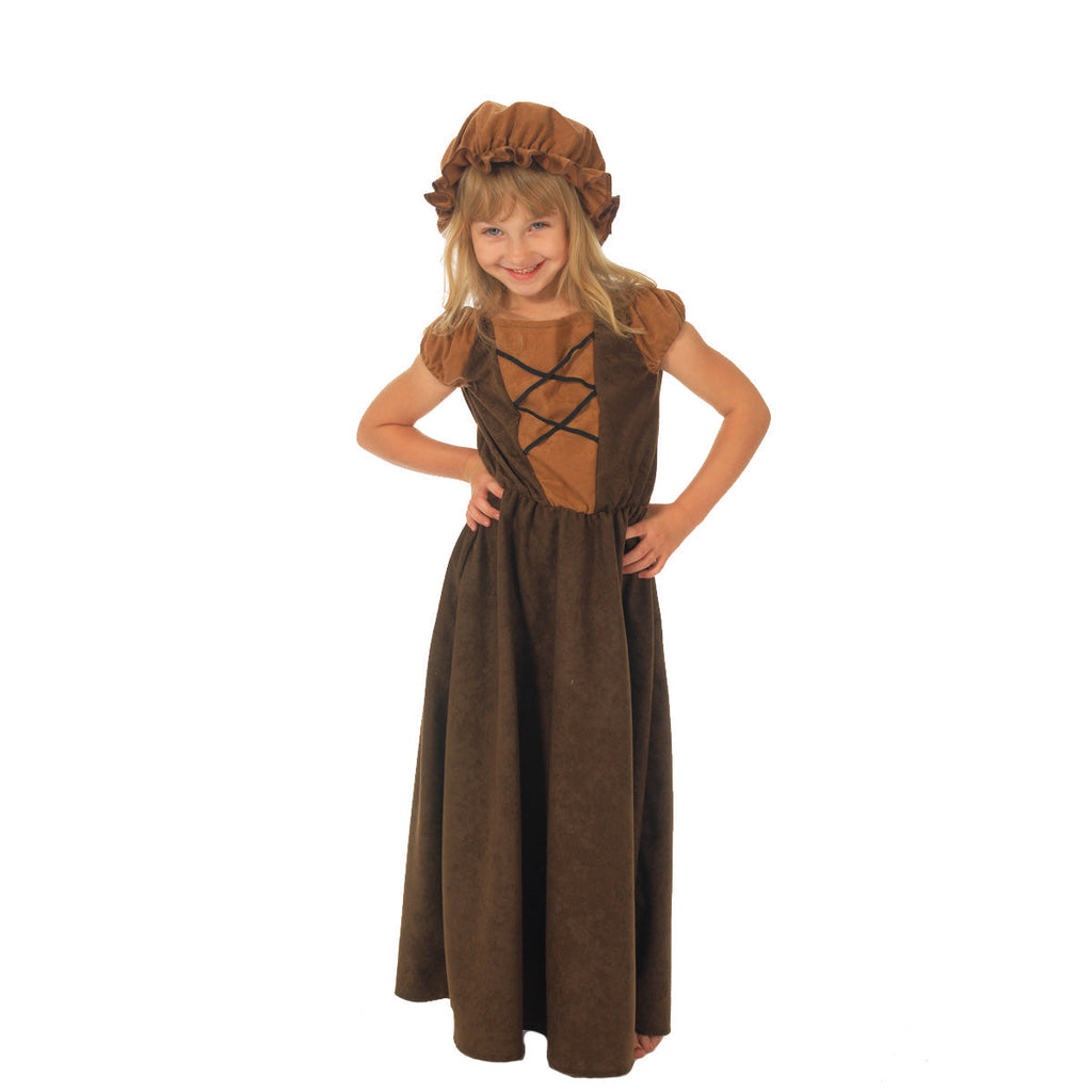 Brown Peasant costume for girls | Charlie Crow Brown Peasant costume for girls | Charlie Crow