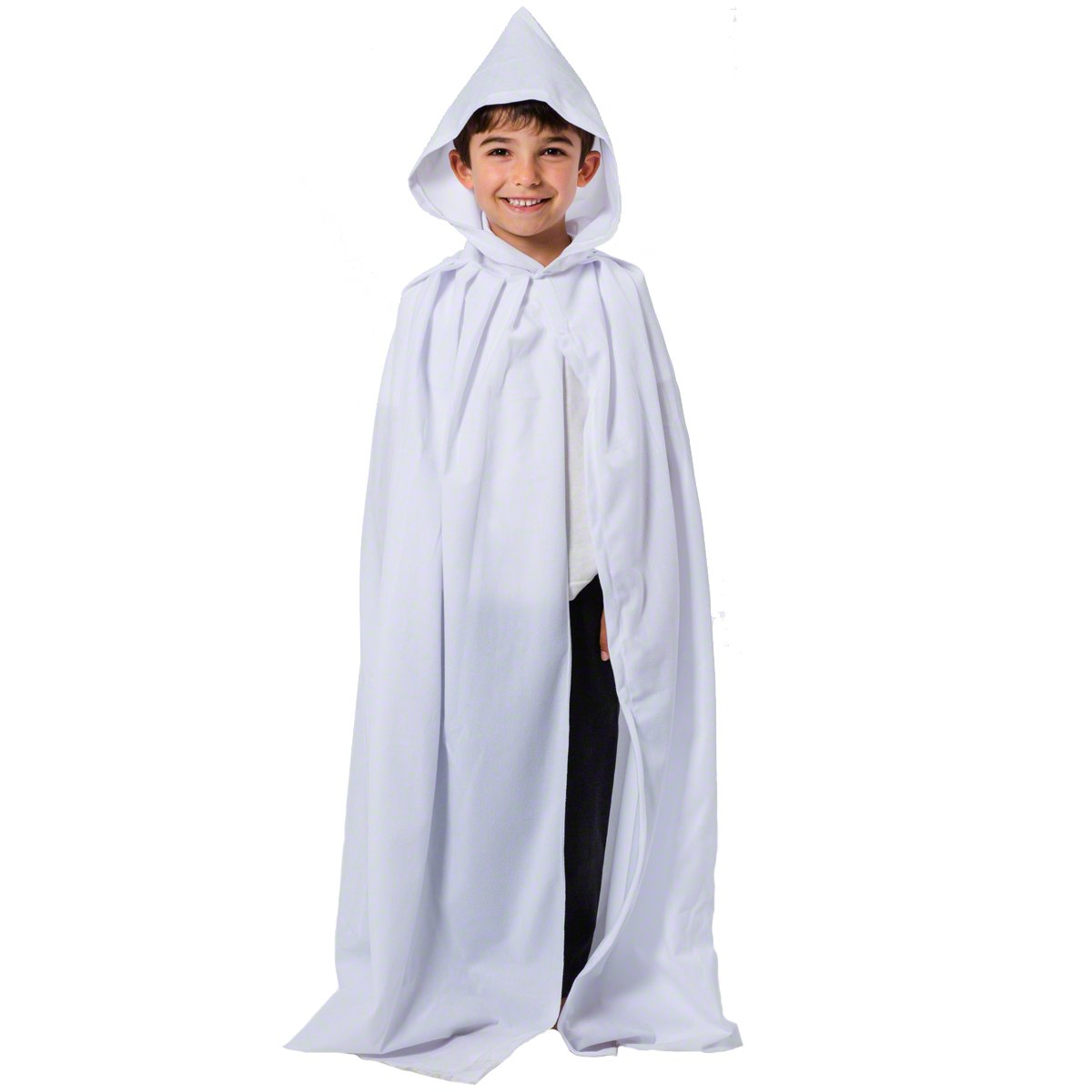 Hooded Cape Kids White Hooded Cape Kids White