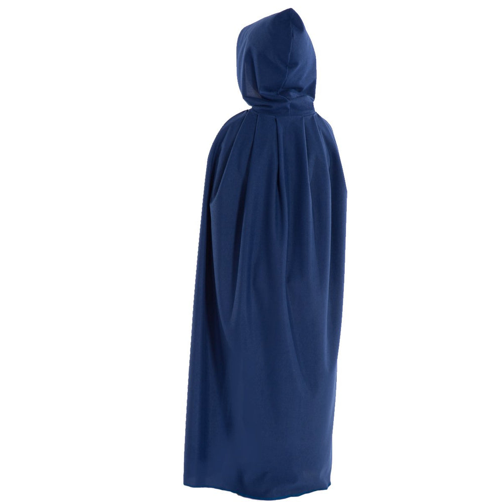 Image of Dark Blue wizard cloak costume for kids | Charlie Crow