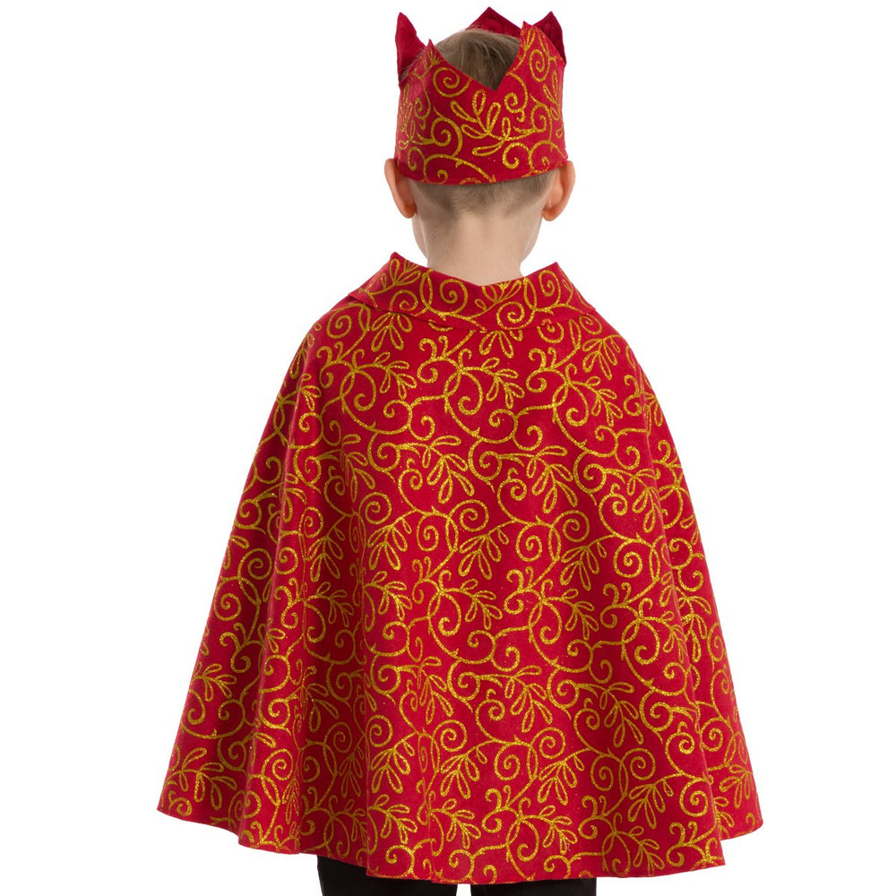 Image of Prince | Princess fairy tale Cape Crown costume | Charlie Crow