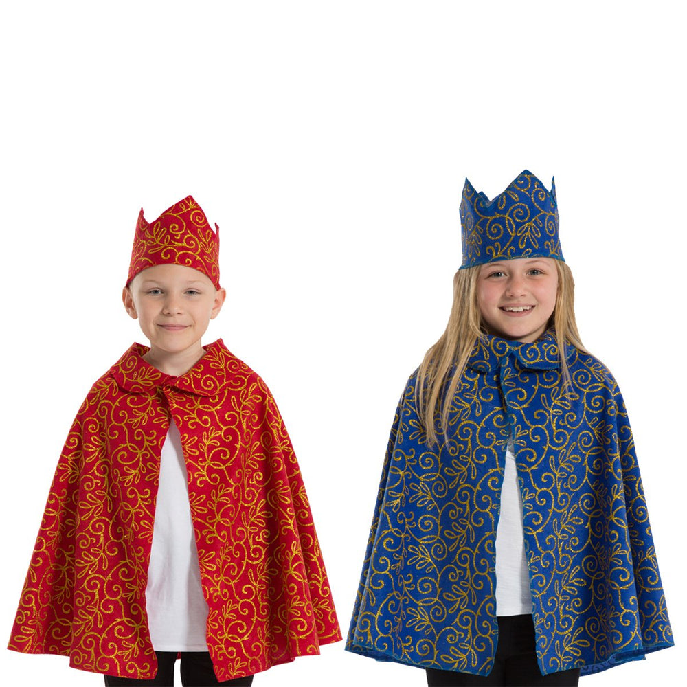 Image of Prince | Princess fairy tale Cape Crown costume | Charlie Crow
