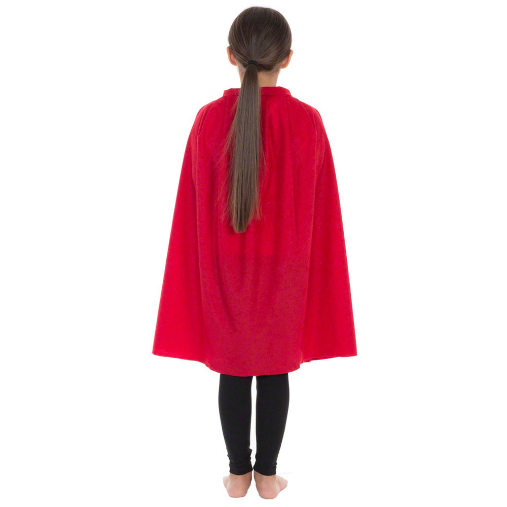 Image of Red superhero Cape kids fancy dress costume | Charlie Crow