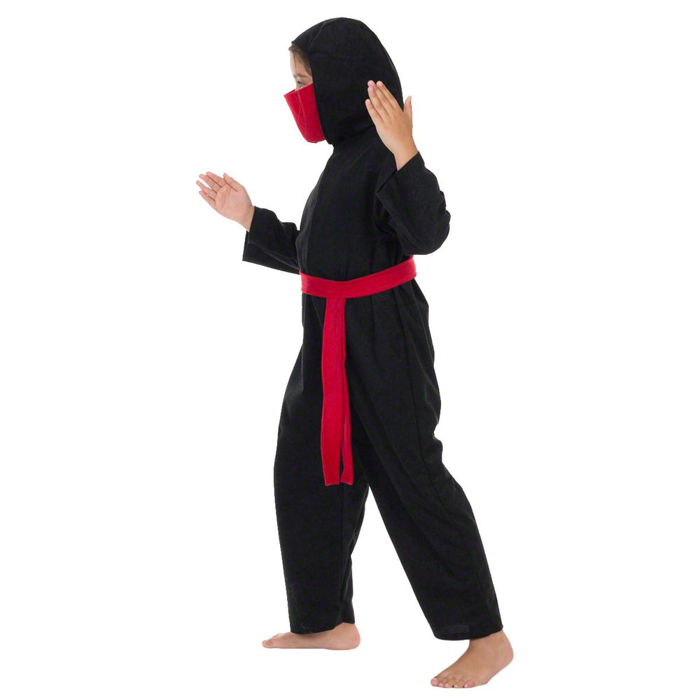 Image of Red Ninja kids fancy dress costume | Charlie Crow