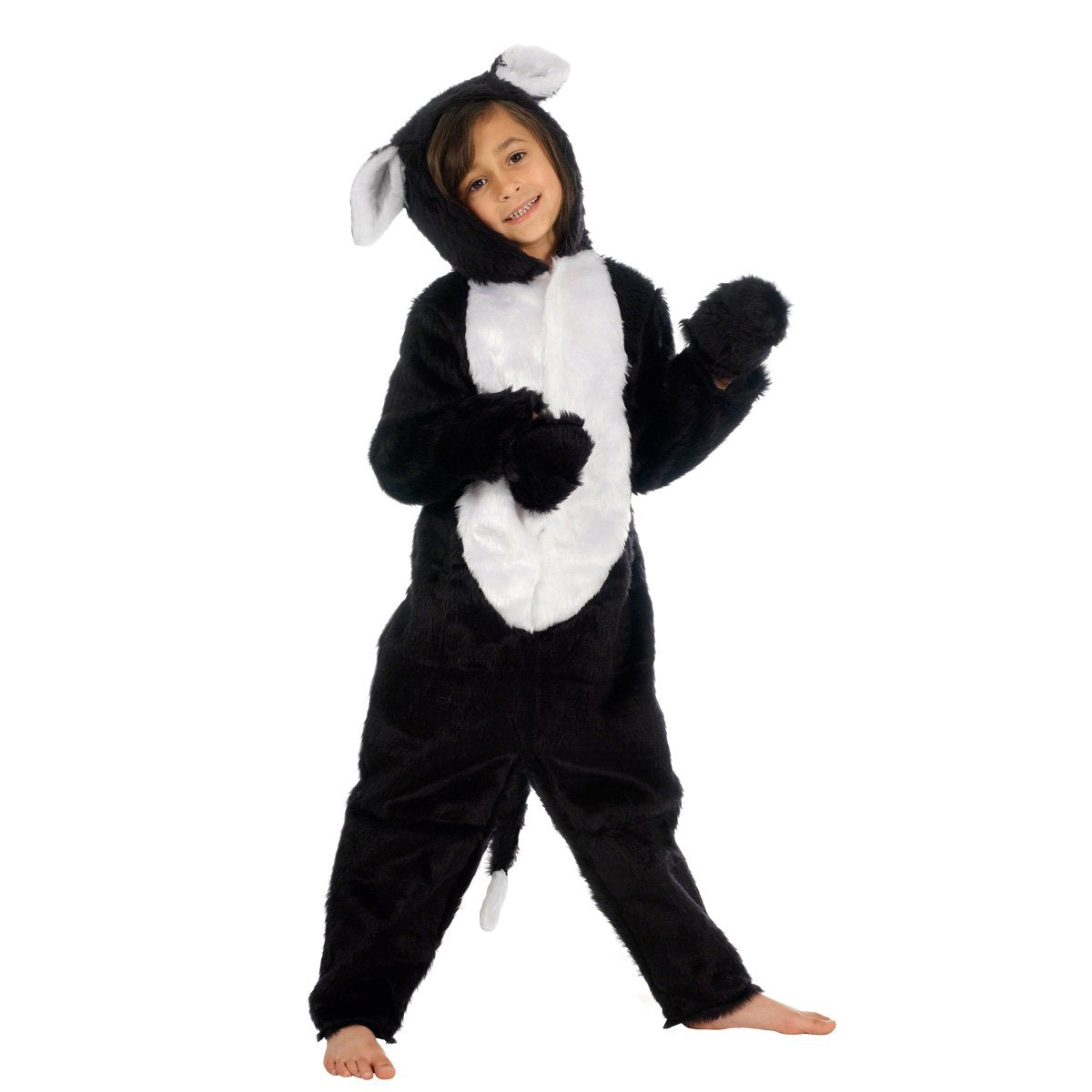 Kids Cat Costume – Black & Purple Tutu Dress With Headband For Halloween Dress-Up - View #12