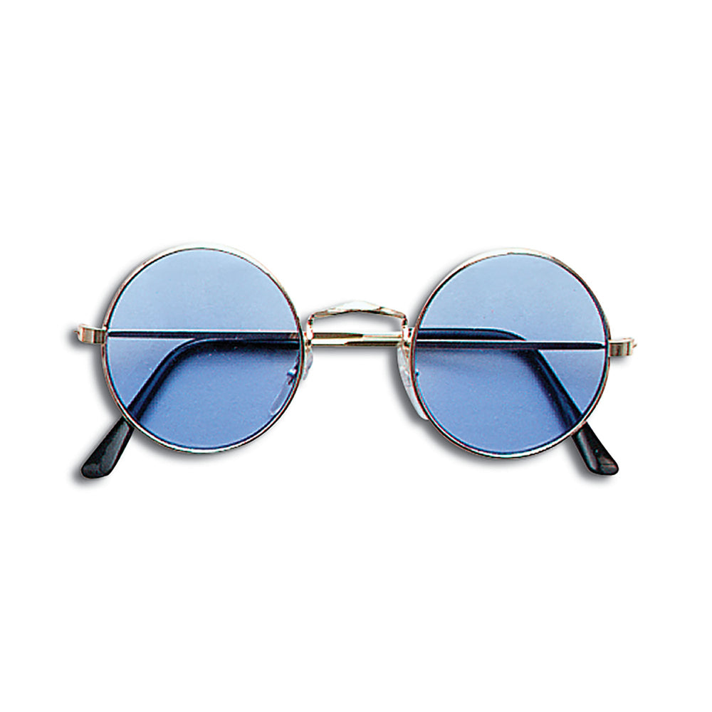 Lennon-Brille blau/gold