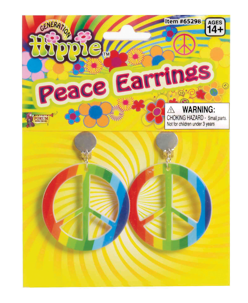 Hippy Rainbow Earrings 60's 70's