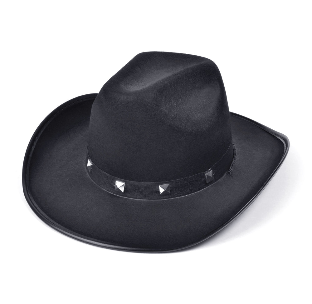 Black cowboy hat - adult size
