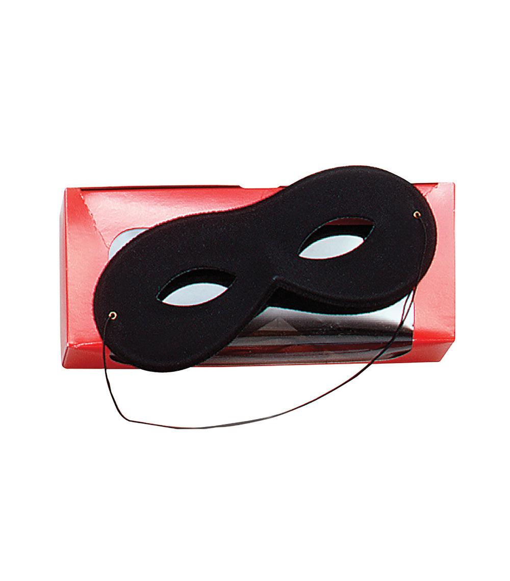 Schwarze Zorro / Superhelden-Augenmaske