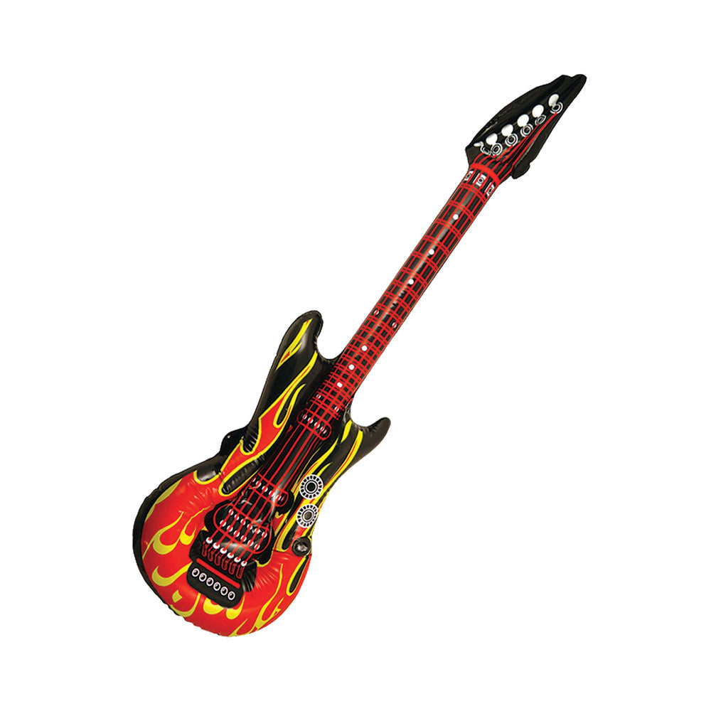 Inflatable flame guitar