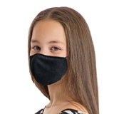 Image Face coverings design for children and adults in black| Charlie Crow