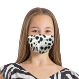 Image Face coverings design for children and adults | dalmatian animal print| Charlie Crow