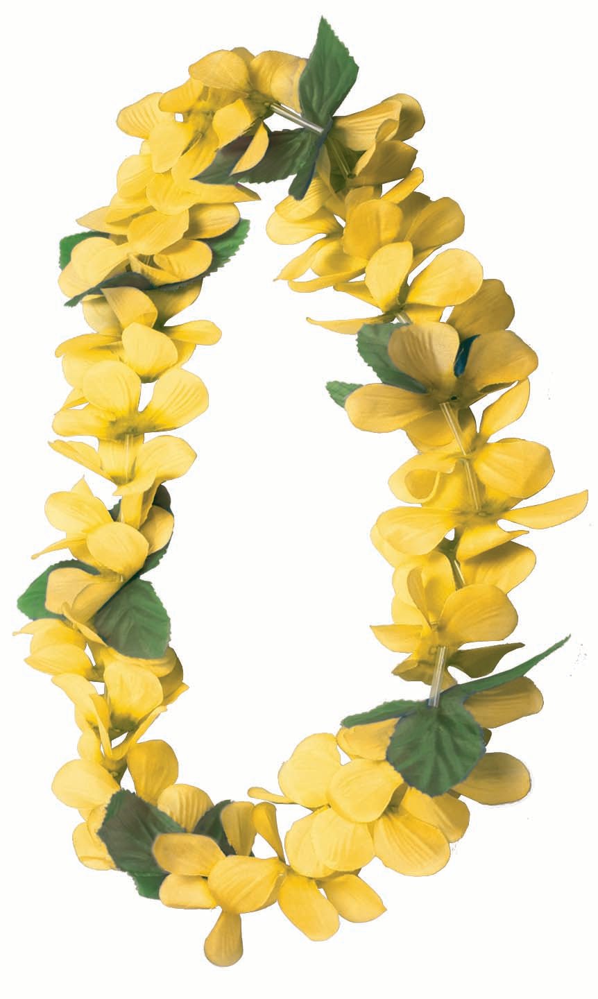 Hawaiian Lei flowers yellow